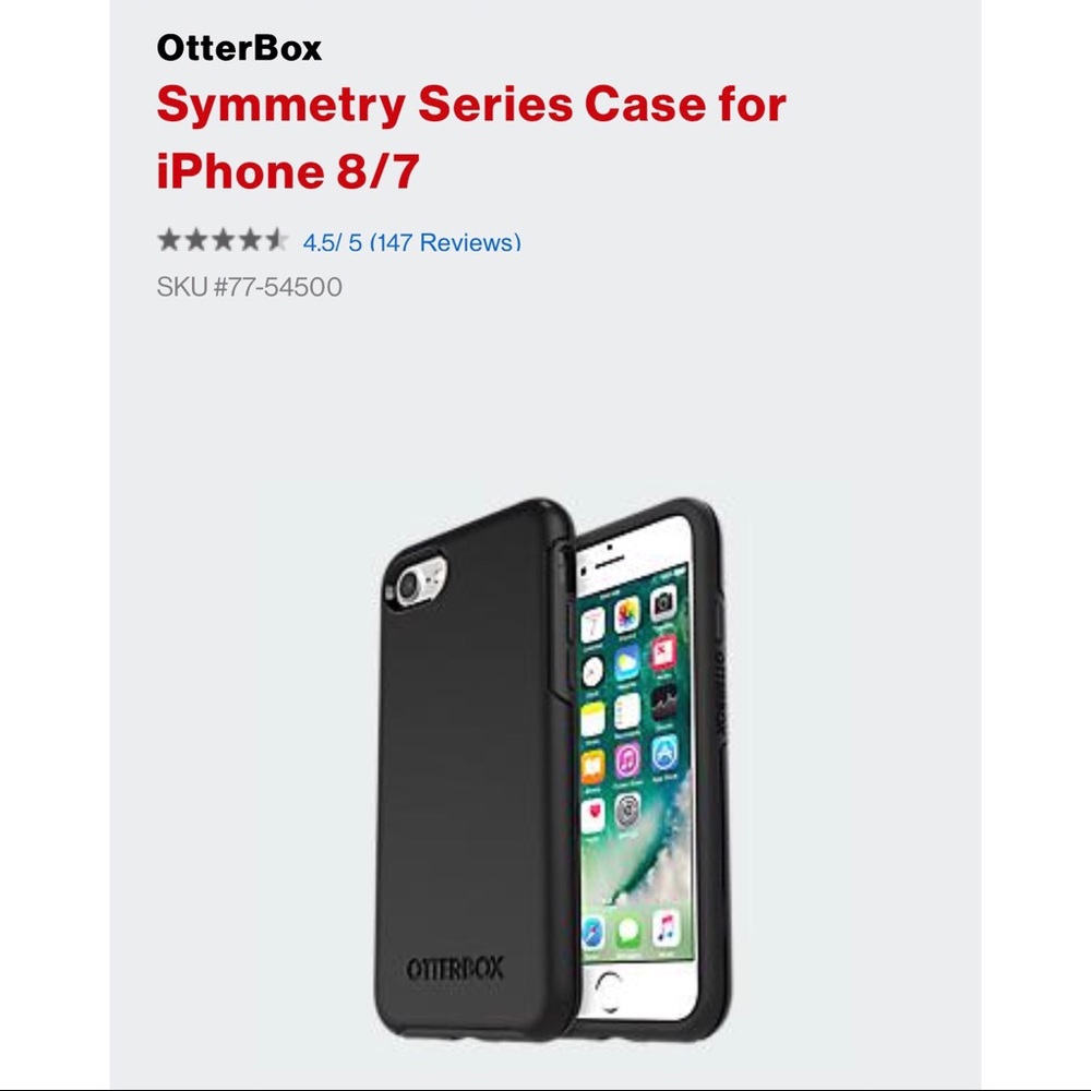 iPhone 7 /  iPhone 8 Symmetry Otterbox case-new